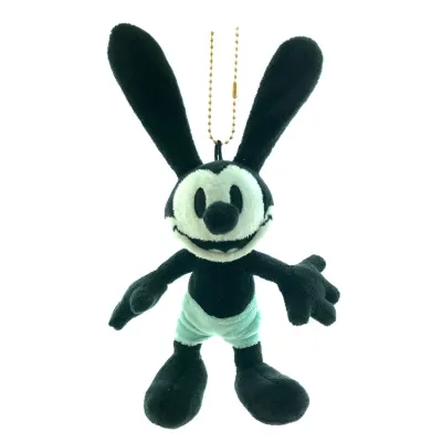 （HOT) ของเล่นตุ๊กตากระต่ายขาวดำ ออสวอล ตุ๊กตากระต่ายโชคดี พวงกุญแจ จี้กระเป๋าของขวัญวันเกิด