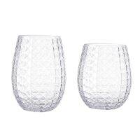 【CW】♘✌◄  Plastics Wine Glasses Drinking Reusable Cocktail Cup 16oz/12oz