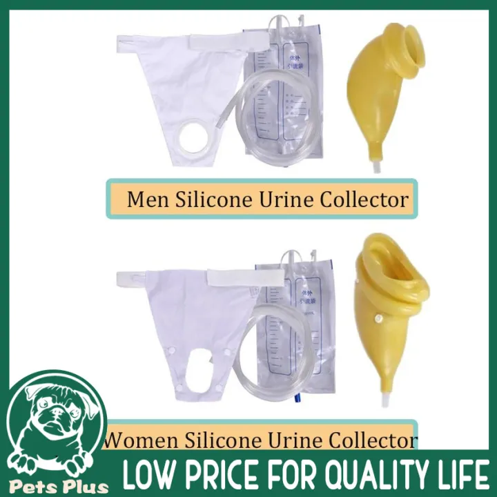 Medical Silicone Urine Collector Bag Adults Urinal with Urine Catheter Bags for Older Men Woman