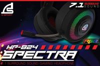 หูฟังเกมมิ่ง RGB SIGNO HP-824 หูฟังคอม สาย USB Gaming Headphone เสียง surround 7.1 ประกัน 2ปี