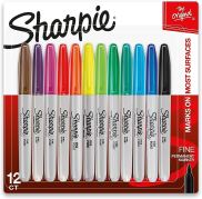 Bộ 12 cây Bút lông dầu Sharpie Permanent Markers
