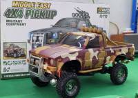 HG P417 1/10 RC Middle East Pickup Model 4x4 Rally Car Racing Crawler RTR Radioกันน้ำพวงมาลัยเกียร์160A ESC30 กม./ชม. ความเร็วสูง ProFessoinalRefit