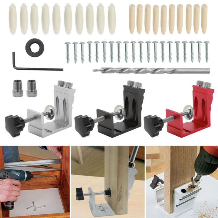 46pcs-woodworking-tool-pocket-hole-jig-kit-drill-tool-hole-locator-tool-woodworking-hole-locator-screw-wood-46pcs
