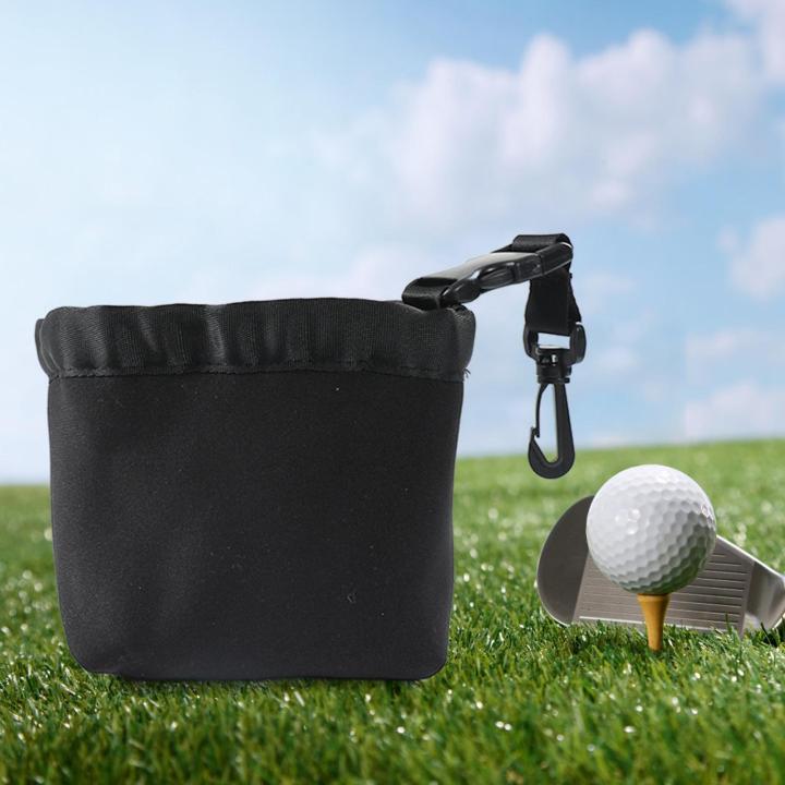 ถุงทำความสะอาดลูกกอล์ฟ-gispark-อุปกรณ์ทำความสะอาดหัวกอล์ฟคลับพร้อมคลิปถุงกอล์ฟอุปกรณ์เสริม