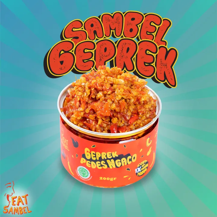 Eat Sambel Geprek Pedes Ngaco | Lazada Indonesia