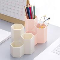 LLD Creative Pen Holders Student Desktop Pen Bucket Storage Box Stationery Organizer Office Pen Holder