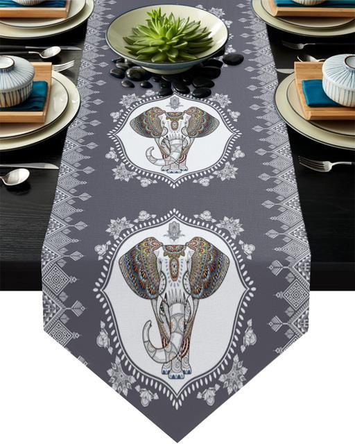 lz-africa-indian-elephant-cotton-linen-table-runner-for-family-dinner-wedding-party-holiday-farmhouse-thanksgiving-christmas