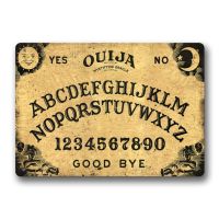 กระดาน Ouija ป้ายดีบุกโลหะสีน้ำตาลปักหมุดป้ายโลหะติดผนังตกแต่งโลหะตกแต่งผนัง R สำนักงานห้องนอนบาร์คาเฟ่โรงแรมคลับตกแต่งผนัง