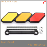 Excellent 3สีกระจังหน้าตราสัญลักษณ์สำหรับรถยนต์ Auto Accessories Modified Car Sticker