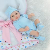 hot！【DT】◊☾  NPKCOLLECTION 2017 NEW reborn baby doll mini twin dolls soft real gentle touch full vinyl toys for children