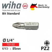 WIHA ดอกไขควงปากแฉกโพซี่ PZ2x25 Order No.01689