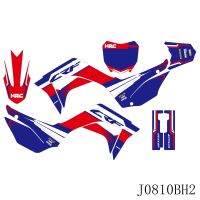 Full Graphics Decals Stickers Custom Number Name For HONDA CRF110F CRF110 CRF 110 CRF 110F 2019 2020 2021 2022 2023