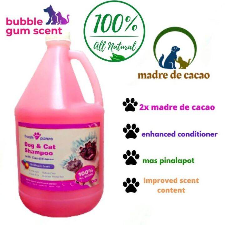 Pet beauty hair care Dog Shampoo with Madre De Cacao Anti Garapata For