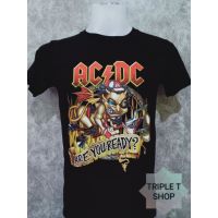 ACDC เสื้อยืดวงร็อคเสื้อยืดผู้ชายคลาสสิกอินเทรนด์ผ้าฝ้ายเสื้อยืดลำลองแฟชั่น unisex T-SHIRTS