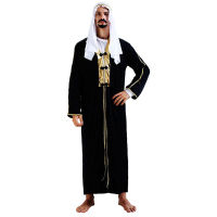 Umorden อาหรับ Arabian Sheik เครื่องแต่งกาย Robe Novelty Sultan เครื่องแต่งกายสำหรับผู้ชายแฟนซี Carnival ฮาโลวีน Purim Party Cosplay