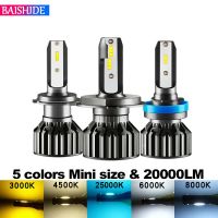 20000LM H7 H4 LED 4500K 6000K 8000K 3000K HB3 HB4 9005 9006 H3 H1 H8 H11H9 9012 Turbo Led Car Headlight CSP CHIP Fog Light Bulbs