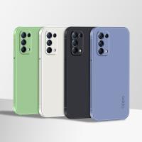 ❄ Original Official Square Silicone Phone Case Oppo Reno 6 5 4 G 5 G Reno 4 4 F Reno4 Pro Se Realme C1Casing Thin Candy Soft Cover