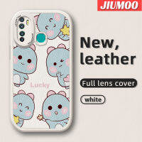 เคส JIUMOO สำหรับ Infinix X655C ยอดนิยม9 Pro เคส X680ลายไดโนเสาร์น้อยน่ารักทันสมัยเคสใส่โทรศัพท์หนังดีไซน์ใหม่ซิลิโคนนิ่มพร้อมเคสป้องกันการตกพร้อมเลนส์กล้องคลุมทั้งหมด