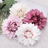 20pcs Dahlia Artificial Silk High Quality Flowers Heads For Wedding Decoration Rose DIY Wreath Scrapbooking Craft Fake Flower Artificial Flowers  Plan