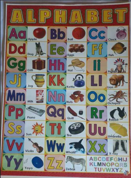 EDUCATIONAL CHARTS (GIFT WRAP TYPE) SOFT Lazada PH