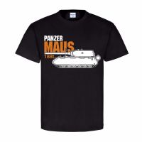 T-Shirt Baru Kaus Pria Keren Panzer Maus 188T Viii Viii Wh Tee Tee Kemeja Digital Printing S-4XL-5XL-6XL