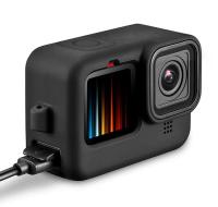 เคสซิลิโคน Coolmanloveit กรงฝาครอบป้องกันฝาครอบเลนส์สำหรับ GoPro Hero อุปกรณ์เสริม11/10/9