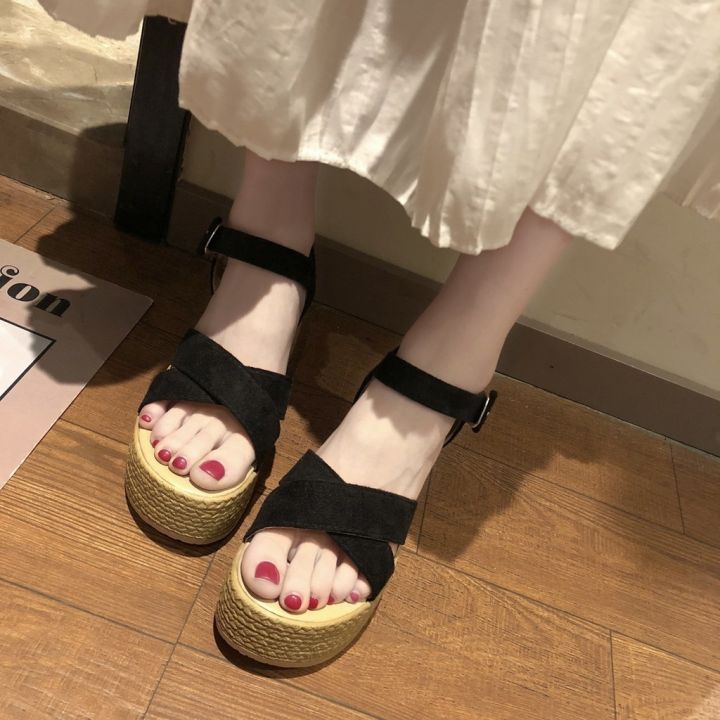 a-so-cute-เอี๊ยม-รองเท้าแตะ-sepatu-wanita-gaya-ลิ่มหนาเกาหลีสำหรับเด็กนักเรียนหญิง