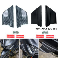 REALZION ABS Motorcycle Side Winglet Wind Fin Spoiler Front Fairing Protector Cover For Yamaha TMAX530 TMAX560 TMAX 530 560