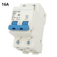 Overload Protection Miniature Circuit Breaker 2P DZ47 Flame Retardant and Durable with 4500A Breaking Capacity