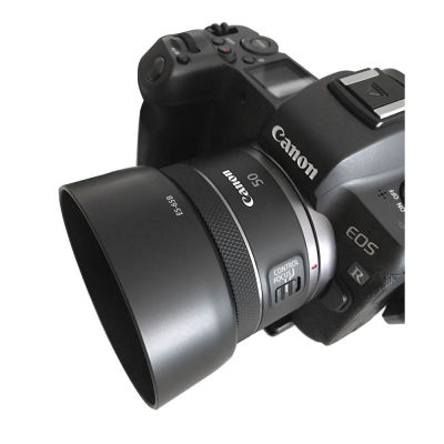 ES65B เลนส์กล้อง ES-65B Sun Shade สำหรับ Canon EOS R RP R5 R6 RF 50 มม. f1.8 STM 43 มม. เลนส์กรอง-Yrrey