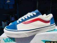 รองเท้าDoraemon x แวนส์ Og Old Skool LX White Blue Red SIZE.36-44 รองเท้าผ้าใบแวนส์ รองเท้าลายโดเรมอน รองเท้าลำลอง รองเท้าใส่เที่ยว (สินค้าพร้อมส่ง)