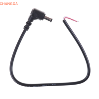 ?【Lowest price】CHANGDA 1pcs LAPTOP Right Angle Adapter 5.5x2.5mm DC TIP plug CONNECTOR W/CABLE