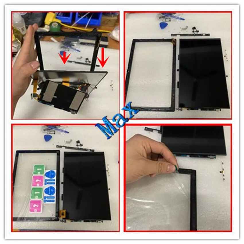 For 2.5D Teclast M40 TLA007 Tablet LCD Display Touch Screen Panels  Digitizer Assembly Screen Replacement