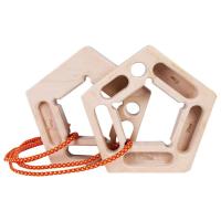 Rock Climbing Finger Strengthener Boards Pull-Up Board Hangboard Trainer Forearm Strengthener Practice Tool Portable Grip Strength Board Outdoor Rock Climbing for Home sweet