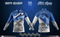 เสื้อตกปลา เสื้อกัน UV เสื้อกันลม แบบคอตั้ง By MTTSHOP มี 5 ไซส์ S,M,L,XL,2XL