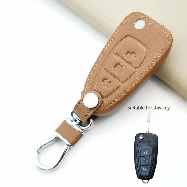 high-quality-leather-key-chain-ring-cover-case-holder-for-ford-focus-2-3-4-mk2-mk3-mk4-kuga-edge-mondeo-fusion-ecosport-fiesta