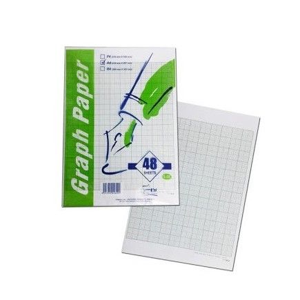 Uni A4 Graph Paper / Kertas Graf 48 Sheets (S35) | Lazada