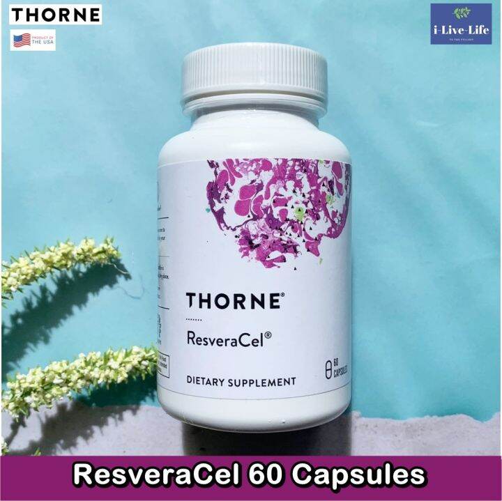 อาหารเสริมสำหรับผู้สูงวัย ResveraCel 60 Capsules-Thorne Research ...