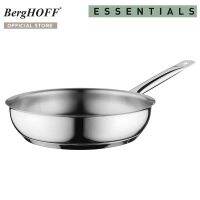 BergHOFF กระทะสแตนเลสสตีล  รุ่น Essential ทนทาน 24 ซม. สีเงิน 1100234