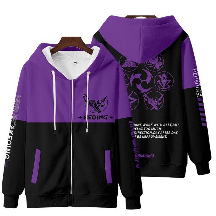 genshin-impact-cosplay-costume-kaeya-klee-diluc-venti-paimon-zhongli-keqing-unisex-3d-printing-hoodie-zipper-coat