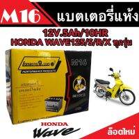 แบตเตอรี่สำหรับ Honda Wave125/X/R/S ทุกรุ่น คาร์บูเรเตอร์ ฮอนด้า เวฟ125 แบตเตอรี่ 12โวลท์ 5แอมป์ ตัวเก่าถึงตัวปัจจุบัน คุณภาพAAA