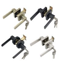 517A Passage Door Levers Interior Heavy Duty Square Round Door Handles Hall Closet Locking Door Levers For Bedroom Door