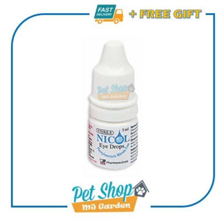 Nicol Eye Drop For Cat 5ml Lazada