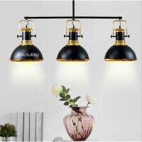 Nordic simple atmosphere restaurant billiard table Pendant Lamp retro creative living room bar three end bar table Chandelier