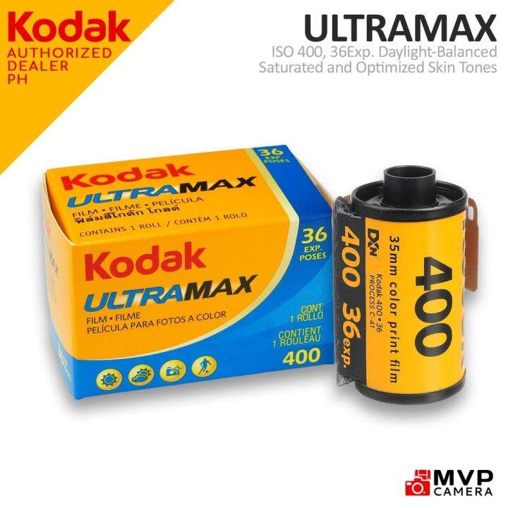 Kodak 603 4078 Ultramax 400 - Pelicula Negativa 1.378 in