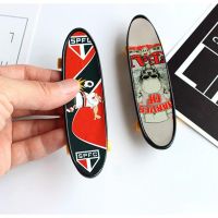 Print Professional Alloy Stand FingerBoard Skateboard Mini Finger Boards Skate Truck Finger Skateboard For Kid Toy Children Gift