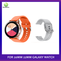 แถบซิลิโคนสำหรับนาฬิกา Galaxy Watch ขนาด20มม. 22มม. 3 4 5Pro 41มม. 45มม. 42มม. สำหรับ Samsung Galaxy Watch Active 2 3 40mm4 4มม. เกียร์สปอร์ตสายรัดนาฬิกาข้อมือสายนาฬิกา20มม. Samsung 2วง