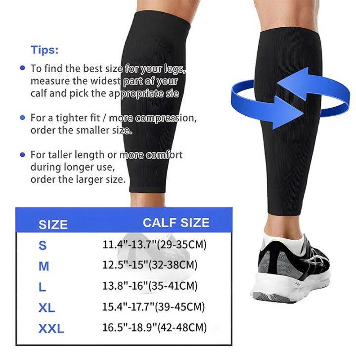 2pcs-calf-compression-sleeves-women-men-compression-socks-medical-20-30mmhg-for-leg-support-varicose-veins-shin-splint