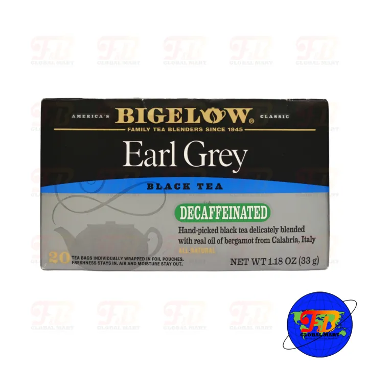 Bigelow Earl Grey Black Tea Decaffeinated 33g Lazada PH