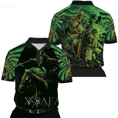 Ninja Summer Gods Mythology Warrior Tattoo 3D Full Printed Men Women Thin Polo Shirt Collar Short Sleeve Street Wear Casual Tee-6（Contactthe seller, free customization）high-quality